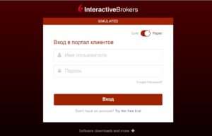 interactive brokers как войти в демо счет на пк