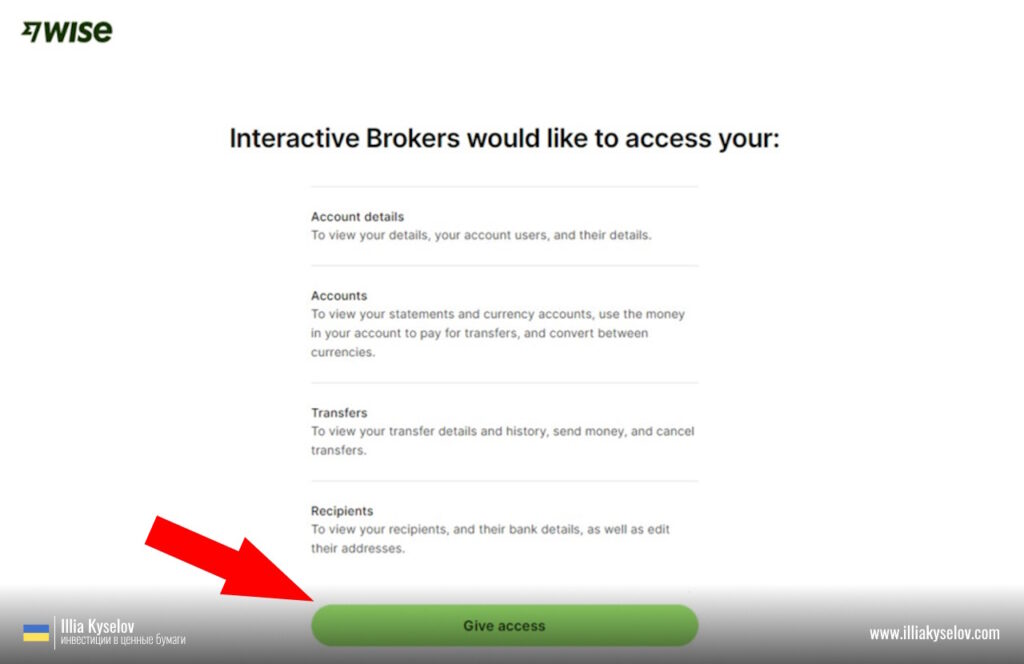 interactive brokers как подключить wise